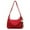 Red, variant on Suede Shoulder Bag Causal Crossbody Bag Crescent Hobo Bag For Women (Coffee)