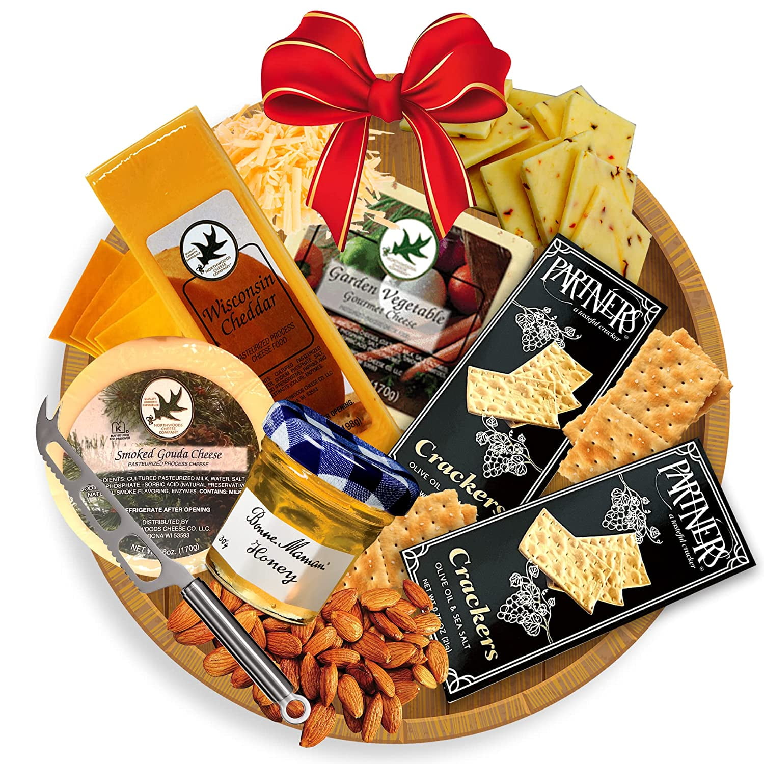 Cheese Sampler Gift Box, Delicious Cheese Gift Basket For Families with