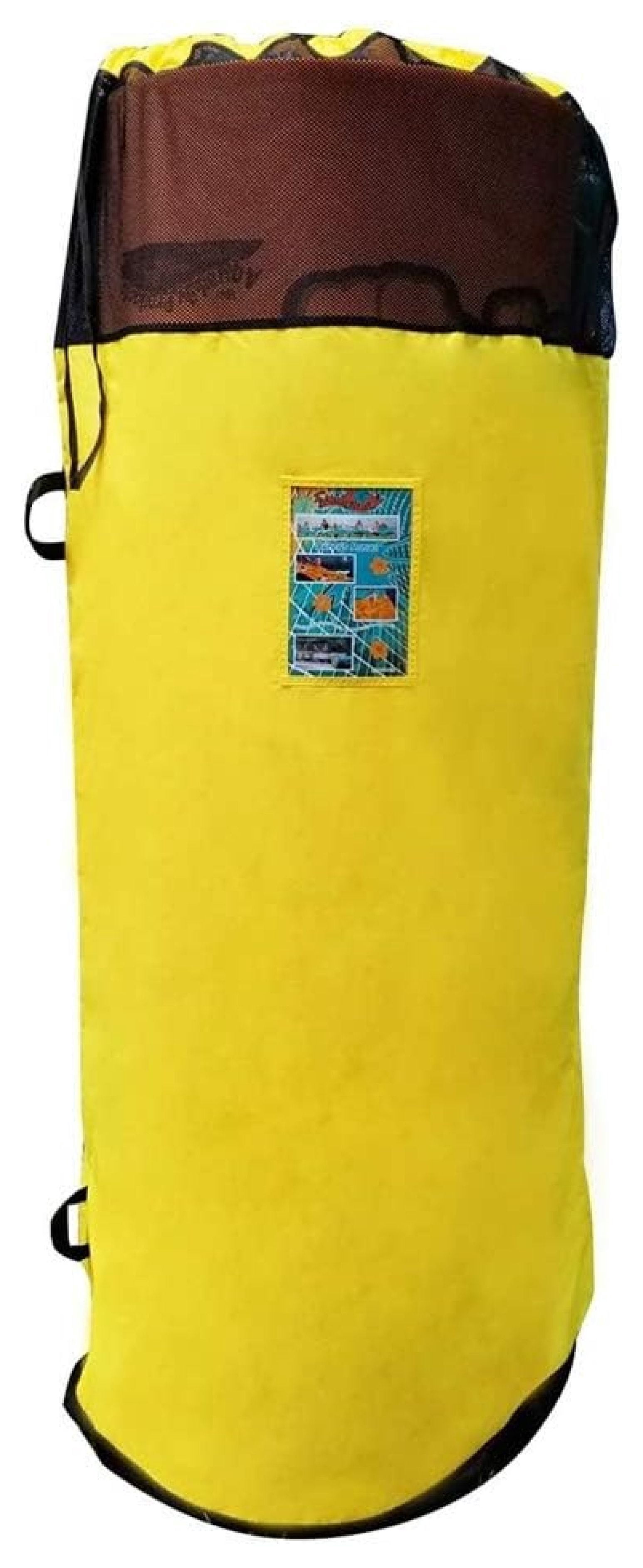 Aqua Lily Pad ACC-SB-XL-Y Nylon Storage Bag with Mesh Inserts and Mounting , Fits 16, 20, & 22 Foot Pads - Yellow