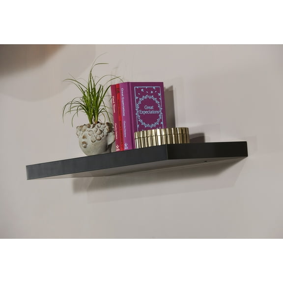 Wallscapes Avalon 10x24 Black Floating shelf