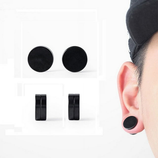 fastboy Clous d'Oreilles Sans Trous, Boucles d'Oreilles, Aimants, clips d'Oreilles Mâles