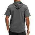 thumbnail image 2 of adidas Men's Post Game Ribbed Short Sleeve Hoodie, 2 of 5