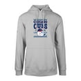thumbnail image 2 of Men's Levelwear  Gray Chicago Cubs  Podium Inaugural Pullover Hoodie, 2 of 3