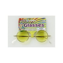 Round Glasses - Yellow Lenses Halloween Costume Accessory