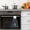 thumbnail image 6 of 2PCS Velcro Hangable Hand Towels Quick-Drying Hanging Kitchen Towels for Kitchen & Bathroom Mysterious Celestial Pattern, 6 of 7