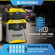 Champion Power Equipment 3276-Wh Power Station 3200/1600-Watt Portable Lithium-Ion Battery Solar Generator