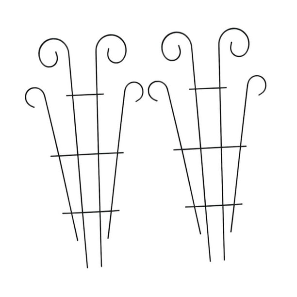 2 Soportes de Hierro para Plantas Trepadoras, Estructura para Jardín Y Macetas