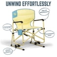 thumbnail image 4 of Timber Ridge TEGO™ FlowMotion™ Rocking Camping Chair, Folding Outdoor Rocker with Cup Holder, Desert Oasis, 4 of 7