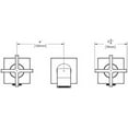 thumbnail image 2 of Speakman SB-2551-BBZ Lura 1.2 GPM Wall Mounted Widespread Bathroom Faucet - Bronze, 2 of 2