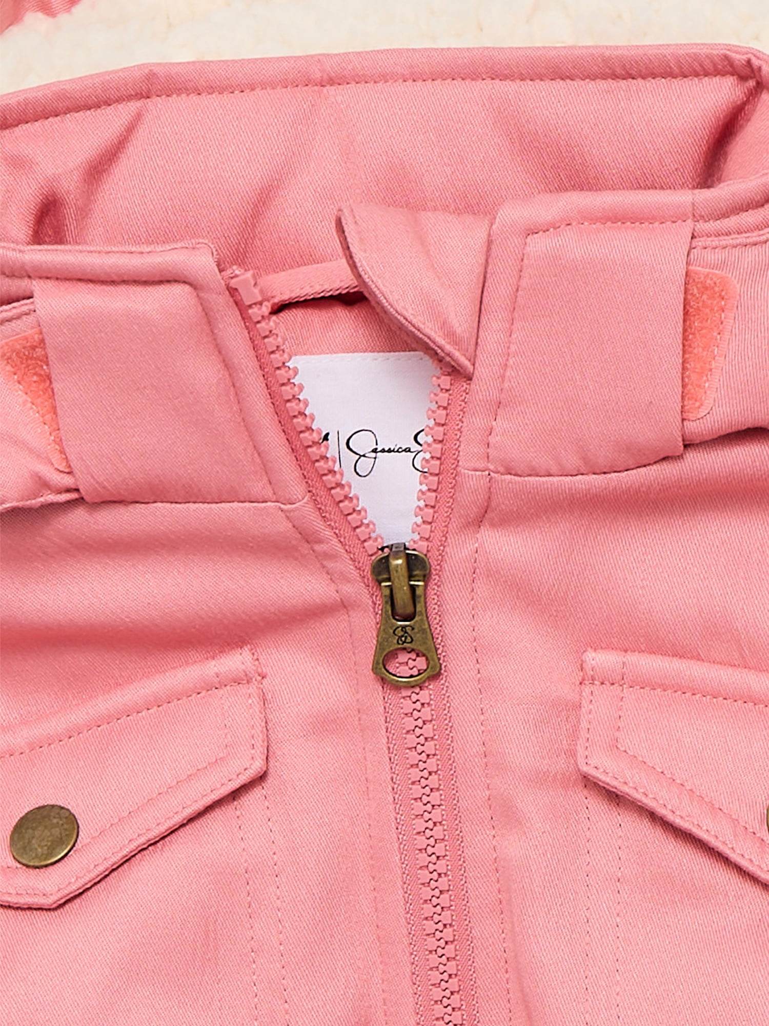 Jessica Simpson Toddler Girls' Cotton Twill Parka, Sizes 2T-5T