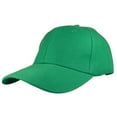 thumbnail image 3 of Gelante Adult Plain Baseball Hat Cap Adjustable Back Strap 12 PackKelly Green, 3 of 5