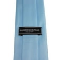 thumbnail image 2 of Solid Powder Blue Traditional Men's Necktie, 2 of 5
