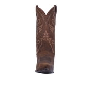 Dan Post Boots Mens Renegade Distressed Embroidered Pull On Snip Toe Cowboy