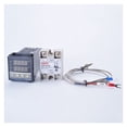 thumbnail image 1 of Digital PID Temperature Controller , REX-C100 REX C100 Thermostat + 40DA SSR Relay+ K Thermocouple 1m Probe RKC ,Save Energy, 1 of 4