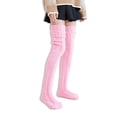 thumbnail image 2 of Medias de punto Color sólido Keen Socks High High Socks Women Leg Weavers Zapatos Accesorios Lindo otoño Halloween Medias rosa 1 par kenally AP004203-06B, 2 of 7