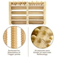 thumbnail image 3 of Foot Massage Roller, Wood, For Stress Reduction And Relaxation Through Trigger Point Therapy Foot Massage, 3 of 4