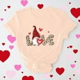 thumbnail image 1 of Meichang T-Shirt de la Saint-Valentin pour Femmes, Imprimé Cœur Mignon, Manches Courtes, Col Rond, Coupe Ample, 1 of 6