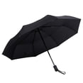 thumbnail image 1 of AMERTEER Patio Umbrella Windproof Double Layer Inverted Umbrellas Reverse Folding Umbrella UV Protection Black Plastic Metal Cloth, 1 of 2