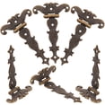 thumbnail image 1 of OULII 6 Pcs Charnières Décoratives Design Vintage pour Projets de Menuiserie et Boîtes à Bijoux, 1 of 8