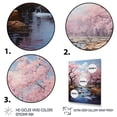thumbnail image 3 of Designart "Sakura Dream Japon Art in Pink and Blue III" Japanese Floater Framed Canvas Print, 3 of 7