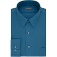 thumbnail image 1 of Van Heusen Chemise Habillée pour Hommes Ajustée Popeline Unie Col 18 Manches 36-37 Mer Profonde, 1 of 5