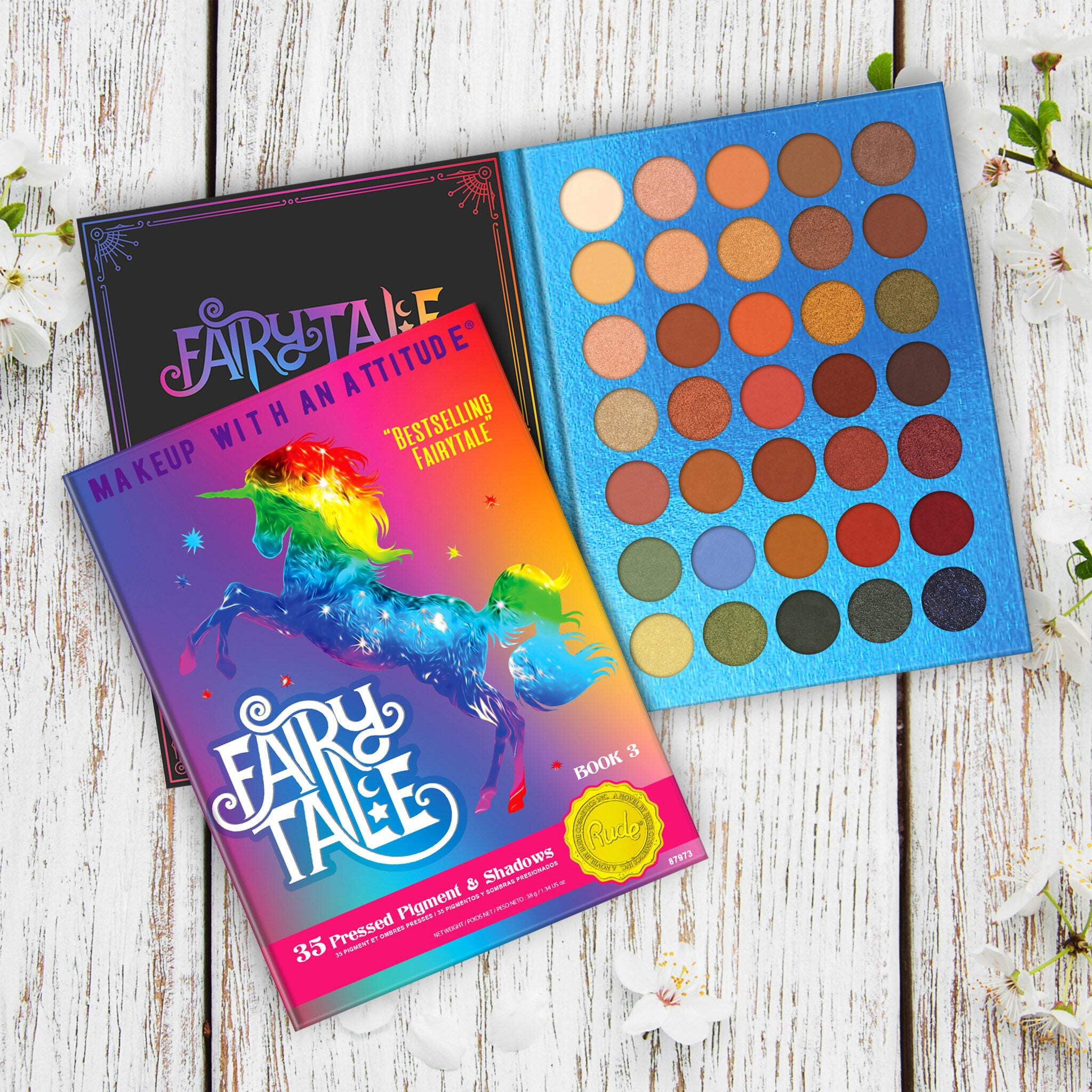 RUDE COSMETICS Fairy Tale 35 Eyeshadow Palette - Book 3