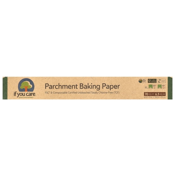 If You Care Parchment Baking Paper, Unbleached, 70 Sq Ft, 1 Ct