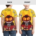 thumbnail image 3 of Cuphead Cartoon Youth Unisex T-Shirt Crewneck Short Sleeve Double-Sided Print Tee Shirts Top For Boys Girls Kid Teen Small, 3 of 6