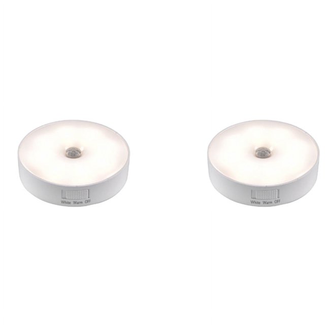 luces LED con sensor de movimiento y luz nocturna recargable por USB para cocina, dormitorio, escaleras, pasillo, armario