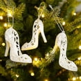 thumbnail image 1 of 12 piezas de adornos de hierro para árbol de Navidad, colgantes de ángel, accesorios para el hogar, Navidad, 1 of 3