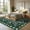 Green, variant on 8x10 Floral Area Rug, Vintage Bohemian Low Pile Carpet for Living Room, Soft Non-Slip Machine Washable Indoor Floor Mat, Ideal for Farmhouse Bedroom, Green