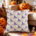 thumbnail image 7 of Halloween Pillow Covers 18x18 Fall Thanksgiving Pumpkin Throw Pillow Cases, Flocked Decorative Couch Pillow Covers for Sofa Living Room, Soft Corduroy Fall Decor by OVFUIZ, 7 of 7