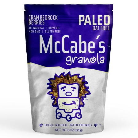 McCabe's Granola Cran Bedrock Berries, Grain Free, Gluten Free, Cranberry, 8 oz
