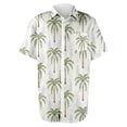 thumbnail image 4 of Mens Hawaiian Shirt Summer Casual Beach Shirts Wrinkle Free Button Up Short Sleeve Hawaiian Beach Tee Shirt, 4 of 5