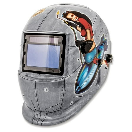 Titan Tools 41288 Solar Powered Auto Darkening Welding Helmet, One Size, Factory