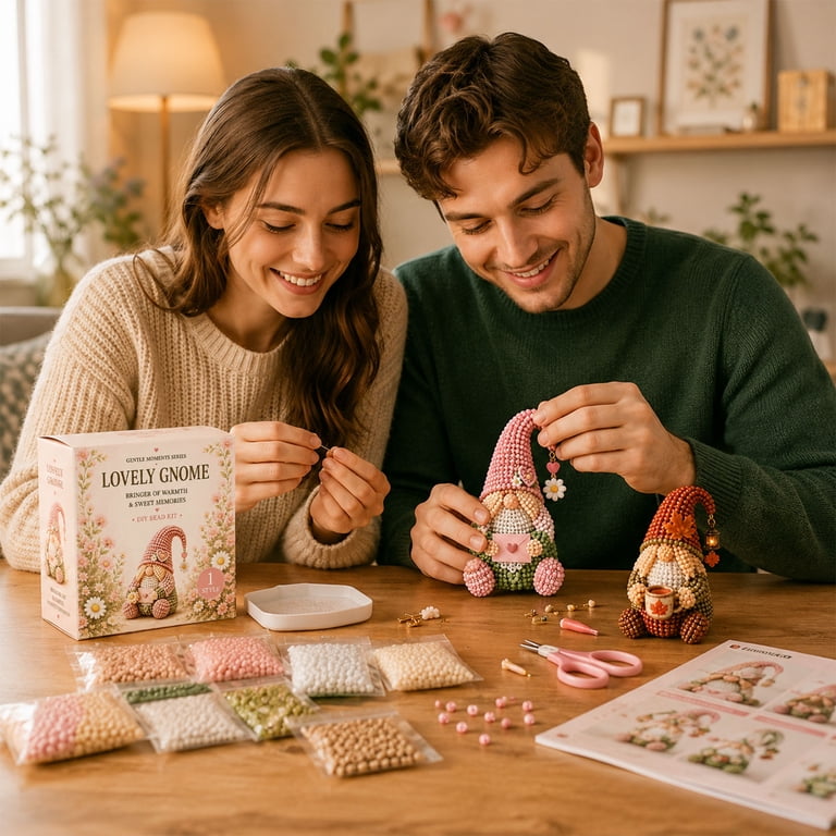 2026 New Cozy Gnome DIY Bead Kit Collection – Unique Handmade