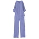 thumbnail image 5 of Conjunto de 2 piezas para mujer: pantalones anchos con cintura elástica y blusa de manga larga - Ropa informal para todas las estaciones - Poliéster, tallas S-XL, 5 of 5
