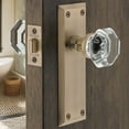 thumbnail image 7 of Nostalgic Warehouse Nykwal_Prv_238_Nk Waldorf Lead Crystal Privacy Door Knob Set - Grey, 7 of 7