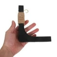 thumbnail image 5 of LOLIPPYY 2-Pack Black Wooden Plant Hooks for Hanging Pots, Rustic Wall Brackets for Indoor and Outdoor Use, 5 of 6