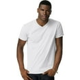 thumbnail image 2 of Hanes Men's and Big Men's Nano-T Short Sleeve V-Neck, Up To Size 3XL, 2 of 5