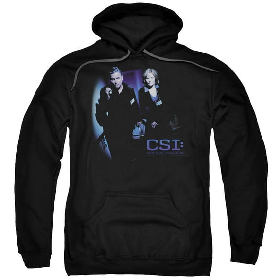 Csi At The Scene Adult Pullover Hoodie Sweatshirt Black