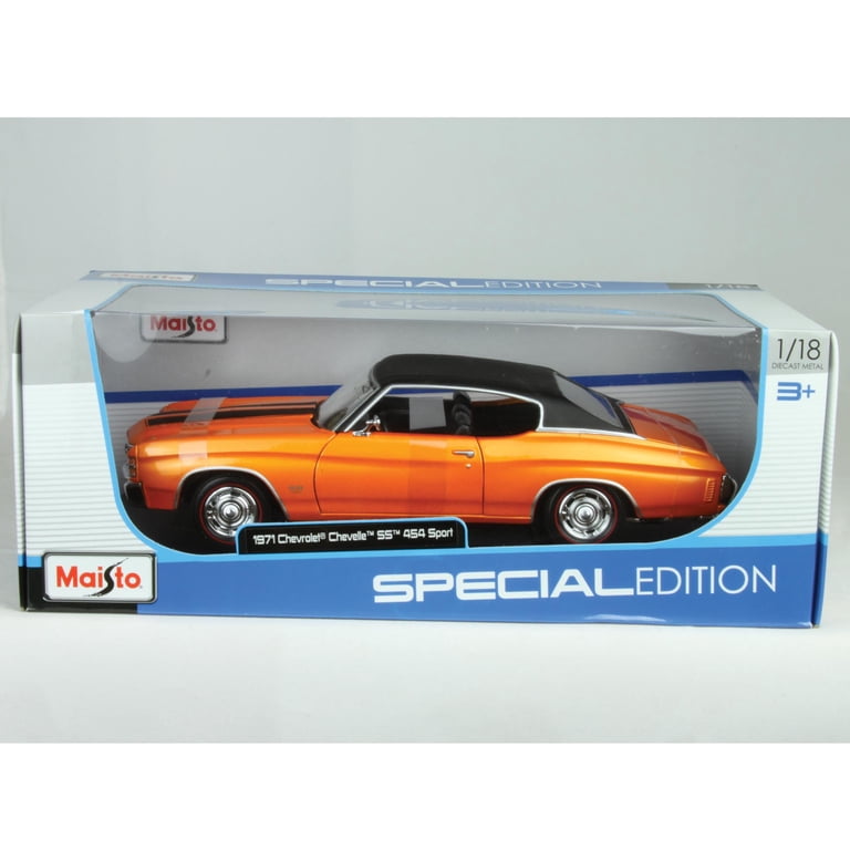 Maisto, Diecast Model Car, 1-18 Scale, Chevrolet Chevelle SS 454