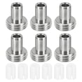 thumbnail image 1 of Unique Bargains Fiber Optical Tool Sets, 6 Pack 5mm Ceramic Core with Metal Heads for Visual Fault Locator Fiber Cable Tester, 1 of 5