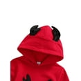 thumbnail image 4 of ZAXARRA Baby Christmas Jumpsuit, Reindeer Hooded Long Sleeve Romper, 2 Colors, 4 of 7
