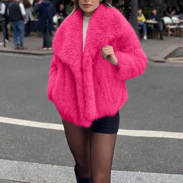 Chaquetas y abrigos casuales sin capucha de manga larga para mujer, blusa lisa de manga larga, abrigo, chaqueta, abrigo de poliéster