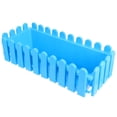 thumbnail image 6 of Worgeous Fence Flower Pots Rectangular Succulent Planting Pot Blue Resin 1Set, 6 of 8