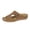 4-Brown, variant on Women's Orthopedic Platform Sandals Comfortable Slip on Open Toe Wedge Slides Summer Walking Casual Arch Support Shoes with Cushioned Sole 2-Gray Size 6.5