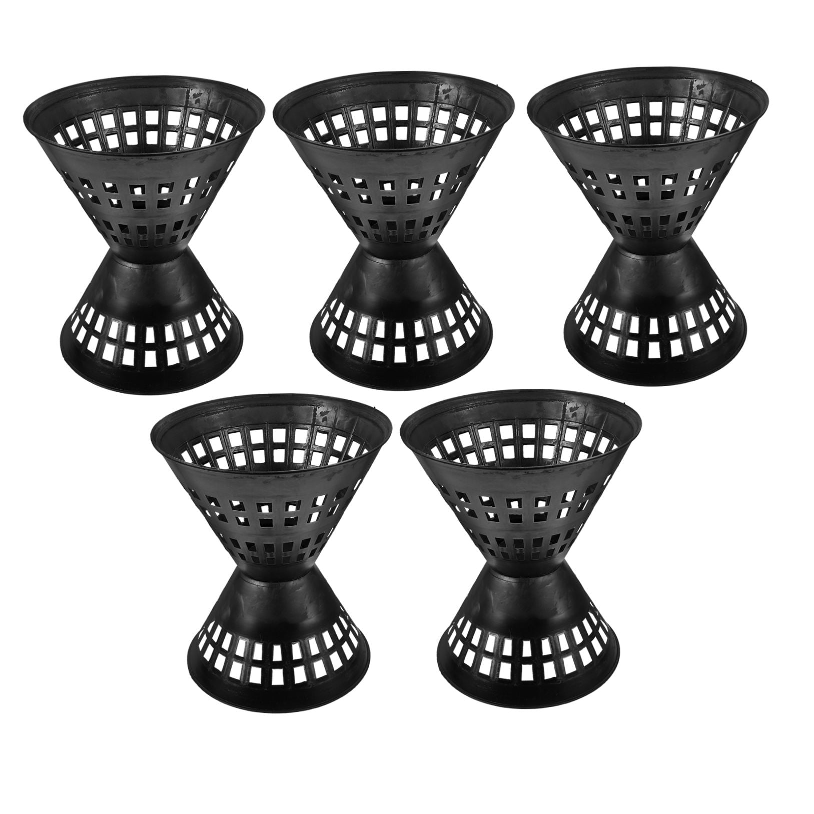 WRISTBIQUE Bouquet Making Supplies Flower Arrangement Pack Plastic Black 5pcs