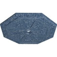 thumbnail image 3 of 29 1/8"OD x 2 1/4"ID x 1 1/8"P Spring Octagonal Ceiling Medallion (Fits Canopies up to 3"), Hand-Painted Americana Crackle, 3 of 6