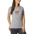 thumbnail image 5 of Columbia Women's Daisy Days Short Sleeve Graphic Tee, Grey Heather/Bearly Polarized, Small, 5 of 9